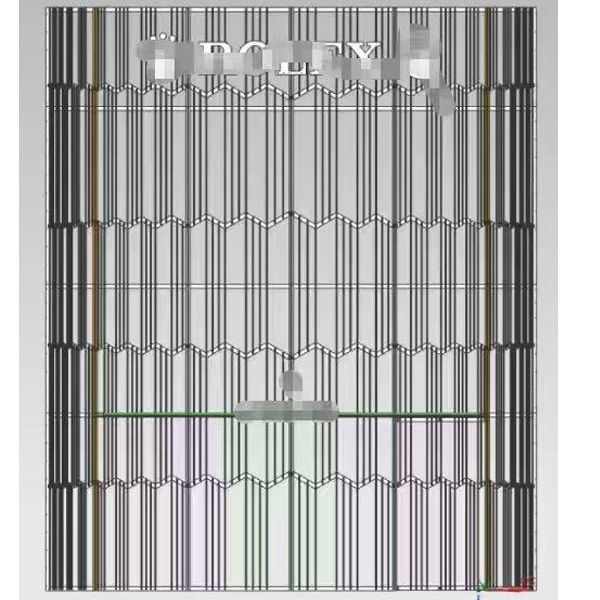 Exterior wall of luxury stores