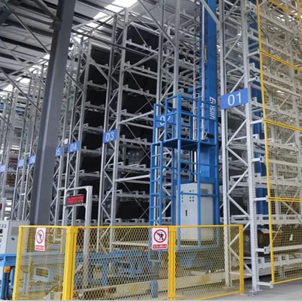 Vertical aluminum profiles used for Stacker