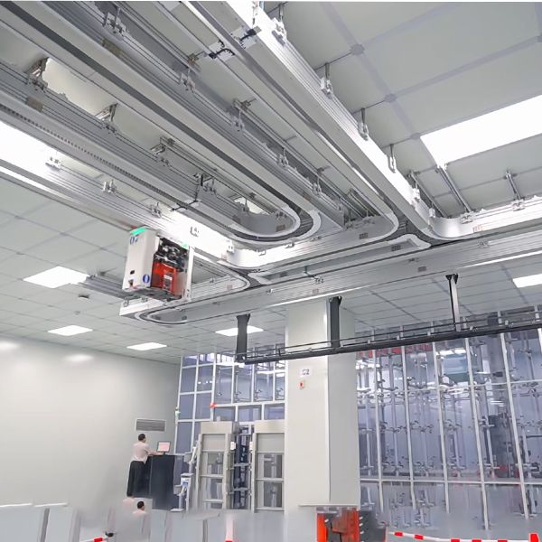 Aluminum curved profiles used for semi conductor factory