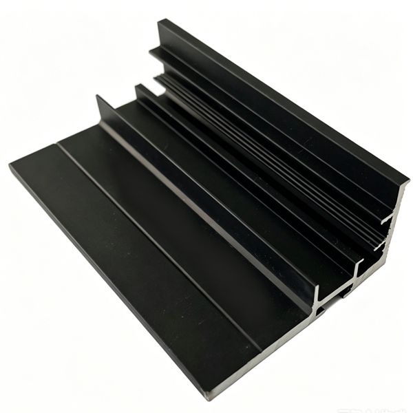 Aluminum Extrusion Profile with black powder coating