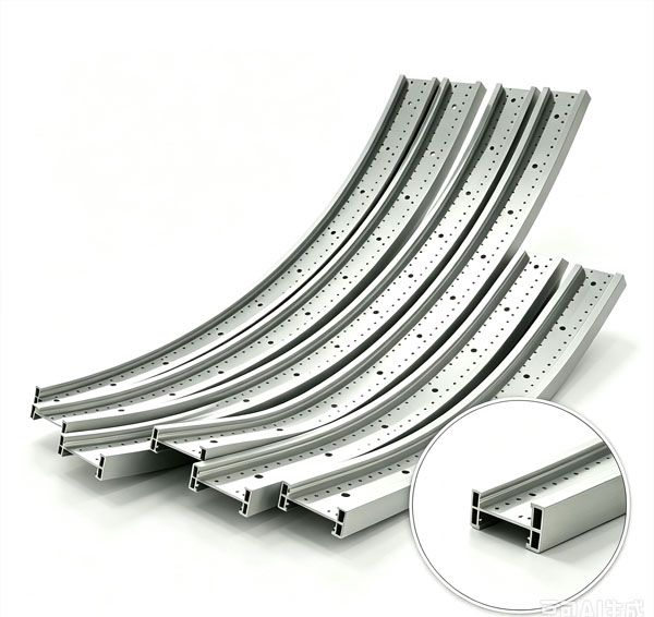 Guide rail for motor assembly line